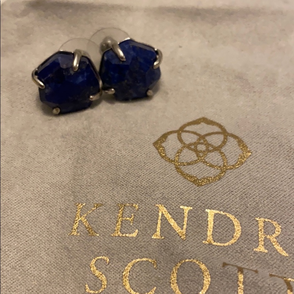 Kendra Scott Blue Lapis Morgan Stud Earrings.  Re-poshing.